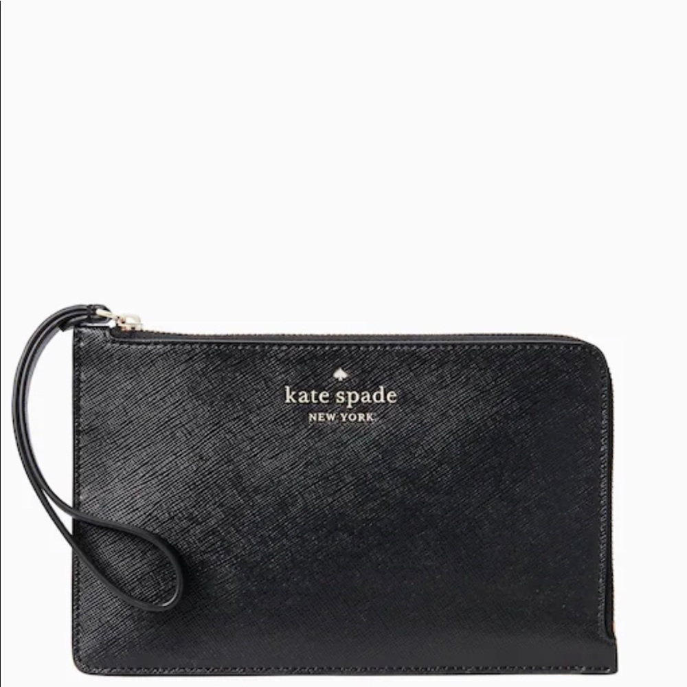 Kate Spade black wristlet